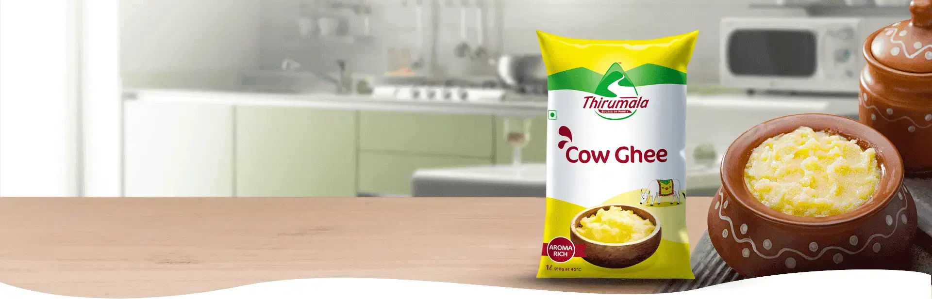 Desi Cow Ghee - Thirumala MIlk 