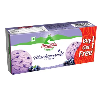 Black Currant Ice cream - Thirumala Milk