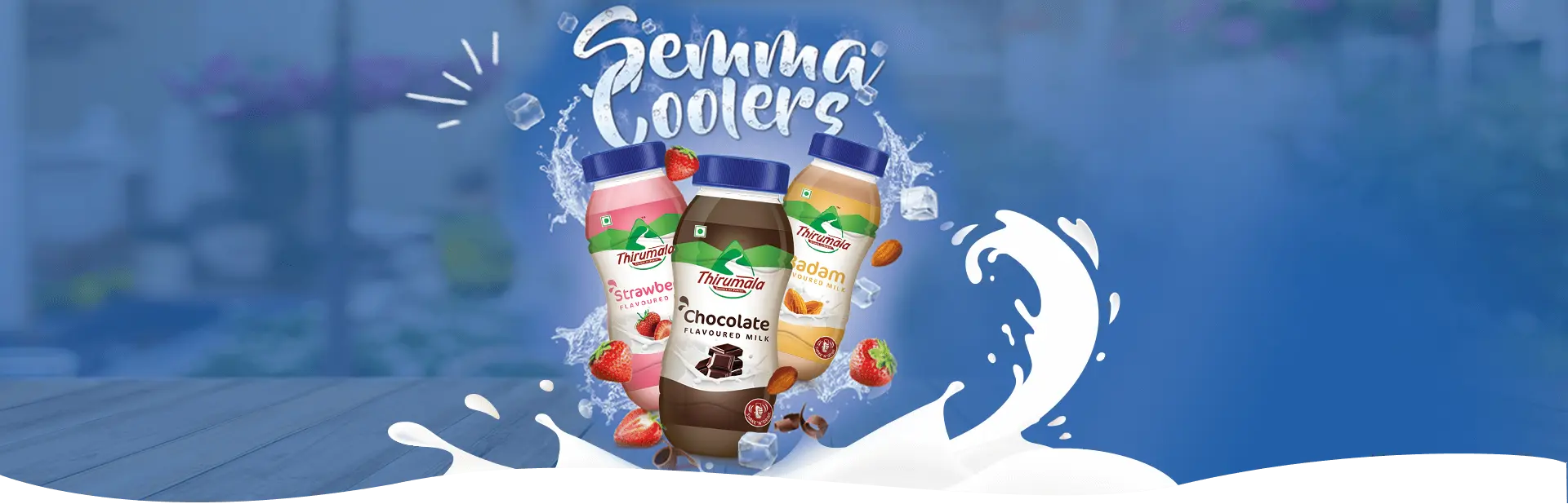 Flavoured Milk - Banner - Thirumala Milk 