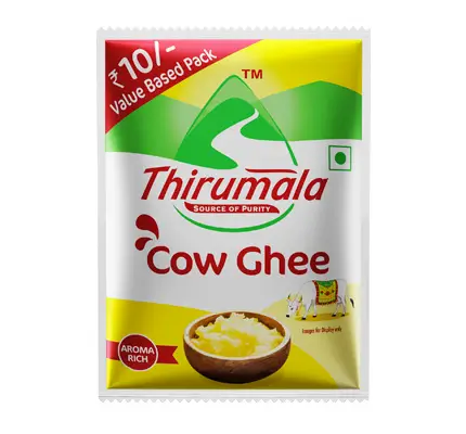 Cow Ghee Pouch 15ml - Thirumala Milk